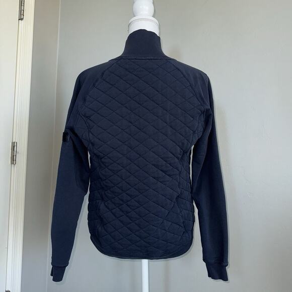 Noble Outfitters Equestrian Apparel Woman’s Quilted Jacket Size S Navy Blue - Picture 5 of 11